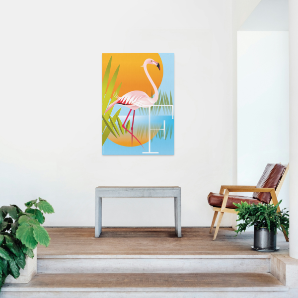 F-wie-Flamingo